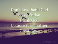 Thank God