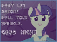 Don't let anyone 