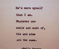 He's more myself