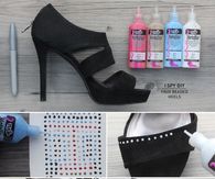 DIY Beaded Heels