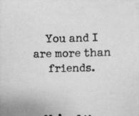 More than friends
