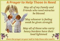 A prayer for those in need