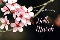 Goodbye February Hello March