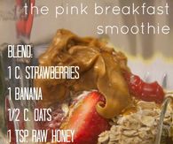 Pink Breakfast Smoothie
