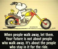 When people walk away