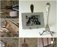 DIY Fork Picture Holders