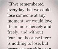 If we remembered