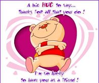 Lucky to have you as a friend