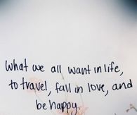 What we all want in life