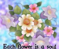 Each flower is a soul opening up to nature