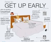 How to get up early