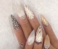 Pretty stiletto nails