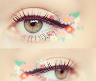 Floral Eye Makeup