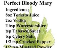 Perfect Bloody Mary Recipe