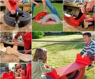 DIY Tire See Saw