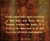Be alone