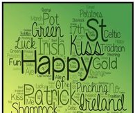 St. Patrick's Day Word Art