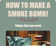How to make a smoke bomb