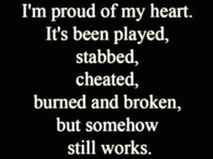 proud of my heart
