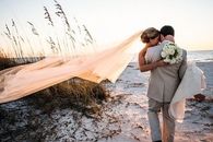 Beautiful beach couple