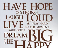 Words to live by