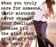 when you truly care for someone