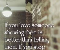 if you love someone