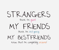 My Best friends know!