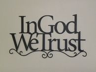 In God we trust