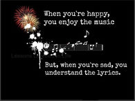 happy and sad