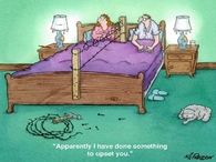 upset wife