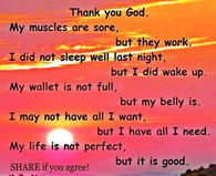 Than you God