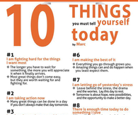 10 things you must tell yourself