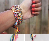 DIY Colorful Summer Bracelet