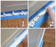 How to caulk a straight line