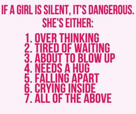 If a Girl is Silent...