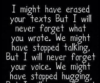 i will never forget