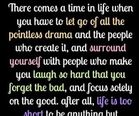 there comes time in life