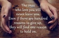 the ones who love you