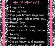life is short