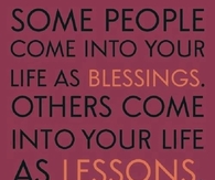 blessing or a lesson
