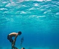 Underwater couple