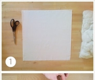 DIY Ruffled pillow