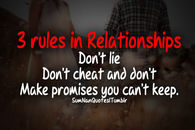 3 Rules in a Relationship