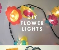 DIY flower light