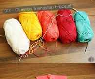 DIY chevron bracelet