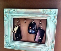 framed key holder
