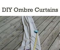 diy ombre curtains