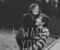 I want you to stay