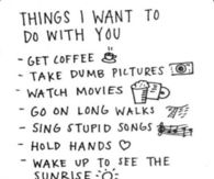 Things I want to do with you...
